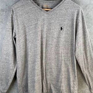 Polo by Ralph Lauren Gray Long Sleeve Shirt
